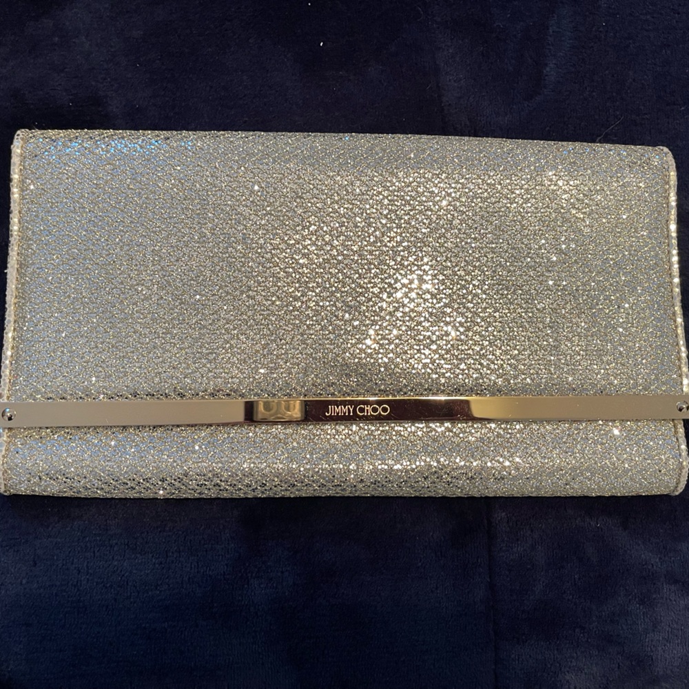Jimmy Choo clutch, used once, immaculate condition
